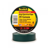 Изолента ПВХ зеленая 19мм 20м Scotch 35 высший сорт - 7000031669 3M