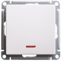 Механизм переключателя проходного 1-кл. СП W59 10А IP20 10AX с подсветкой бел. SchE VS610-157-1-86 Schneider Electric