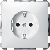 Механизм розетки Schuko с винтовыми зажимами белый - MTN2400-4019 Schneider Electric