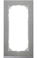 Рамка 2-м M-Pure Decor без перегородки нерж. сталь/алюм. SchE MTN4025-3646 Schneider Electric