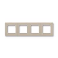 Рамка Levit 4п кофе макиато/бел. ABB 2CHH015040A6018