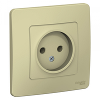 Розетка СП BLANCA 16А 250В без шторок заземл. беж. SchE BLNRS000017 Schneider Electric