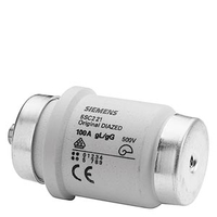 Вставка плавкая 500В быстродействующая размер DIVH R1 1/4 80A DIAZED Siemens 5SC211
