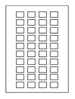 ЛИСТЫ С 40 МАРКИРОВКАМИ D22 18 X 27 MM | ZBY5100 Schneider Electric