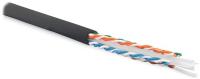 Кабель витая пара UUTP4-C6-S23-OUT-LSZH-BK-500 (500м)U/UTP,к.6,4п.(23AWG),одн.(solid),с раз.,вне.,LSZHнг(С)-HF,-40°C-+75°C,черн. | 227933 Hyperline