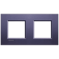 Рамка 2-м LivingLight прямоугол. син. шелк Leg BTC LNA4802M2CB Legrand