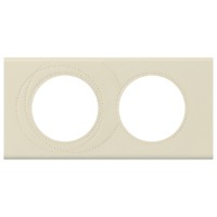 Рамка 2-м Celiane кожа макиато Leg 069432 Legrand