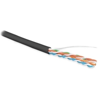 Кабель для сетей Industrial Ethernet категория 5e 4x2x24 AWG (0.51 мм) однопроволочные жилы (solid) U/UTP внутренней и внешней прокладки PVC/PVC (UV) Hyperline 363225