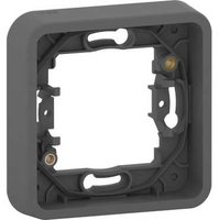 Рамка 1-м Mureva Styl IP55 без винтов антрацит SchE MUR34107 Schneider Electric