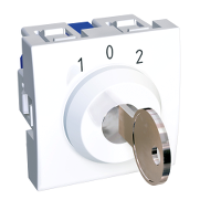 Выключатель СП с ключом Altira 3 положения 16А R9003 бел. SchE ALB44030 Schneider Electric