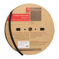 Термоусаживаемая трубка ТУТ нг 80/40 черная рулон PROxima | tut-80-b EKF
