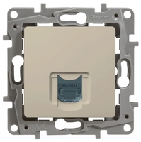 Розетка компьютерная СП Etika RJ45 кат.6 UTP сл. кость Leg 672353 Legrand