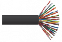 Кабель связи витая пара F/UTP, кат.5E 50х2х24AWG solid, LDPE, 305м, черный | LC3-C5E50-339 ITK IEK (ИЭК)