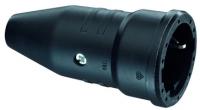 Розетка кабельная резиновая без манжеты и крышки, IP44, 16A, 2P+E, 250V, (черный) | 1199090 ABL Sursum