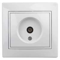Розетка TV СП Plano 1Э-301-01 одиночная бел. Intro Б0038834 ЭРА (Энергия света)
