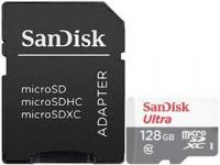 Флеш-карта microSDXC 128Гбайт Class10 SDSQUNR-128G-GN6TA Ultra Light + adapter SANDISK 1445667