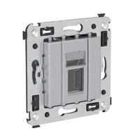 Розетка USB 2.0 1-м СП Avanti "Закаленная сталь" тип А-А DKC 4404403 (ДКС)