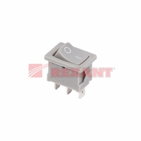 Выключатель клавишный 250В 6А (3с) ON-ON сер. Mini (RWB-202 SC-768) Rexant 36-2133