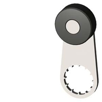 TWIST LEVER FOR POSITION SWITCH 3SE51 /52 METAL 30MM LONG WITH PLASTIC ROLLER 19MM, CAN BE MOUNTED INVERSELY (TURNED BY 180 DEGREES, REAR OF LEVER) Siemens 3SE5000-0AA24