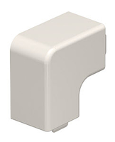 Крышка плоского угла кабельного канала WDK 25x25 мм (ПВХ,кремовый) (WDK HF25025CW) | 6161235 OBO Bettermann