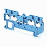 Клемма XW5TP15221BL Push-in Plus 1.5кв.мм 3п 2-х рядная 500В 17.5А гол. Omron 670008
