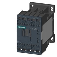 Контактор 3п AC-3 4кВт/400В 1НО 24В DC с диодом типоразмер S00 пружинные клеммы Siemens 3RT2016-2FB41