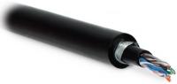 Кабель UUTP4-C5E-S24-ARM-OUT-PE-BK витая пара (U/UTP) кат.5e 4 пары (24 AWG) ож (solid) бронир. стальной лентой внешний PE черн. Hyperline 41657
