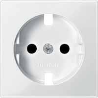 Центральная плата для механизмов розеток Schuko белый - MTN2330-0319 Schneider Electric