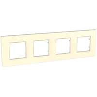 Рамка 4-м Unica quadro беж. SchE MGU2.708.25 Schneider Electric