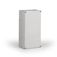 Cubo O 200 x 400 132 мм, глухая стенка, серая крышка, ABS, IP 66/67 - OABP204013G Ensto