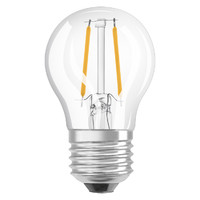 Лампа светодиодная филаментная LED SUPERSTAR+ CL P FIL 40 dim 3.4W/927 3.4Вт 2700К тепл. бел. E27 470лм угол пучка 320град. 220-240В диммир. (замена 40Вт) прозр. стекло OSRAM 4058075603073