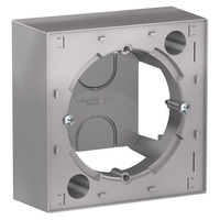 Коробка ATLASDESIGN для наружного монтажа алюминий - ATN000300 Schneider Electric