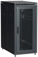 Шкаф напольный сетевой 19 LINEA N 28U 800х1000мм перфорированная передняя дверь, задняя черный - LN05-28U81-PP IEK (ИЭК)