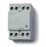 Контактор модульный 2NO + 2NC 63А AgSnO2 230В AC/DC 53.5мм IP20 опции: мех. индикатор FINDER 226402304610