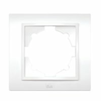 Рамка 1 постовая бел. Zena EL-BI | 608-010200-271 ABB