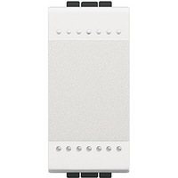Кнопка с авт. клем. размер 1мод. без клавиши LivingLight Leg BTC N4005A Legrand