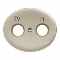 Накладка TV/R розетки шампань TACTO ABB 5550 CV