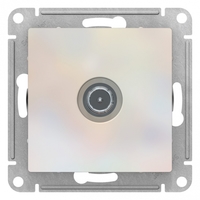 Розетка телевизионная проходная TV AtlasDesign 4дБ механизм жемчуж. SchE ATN000492 Schneider Electric