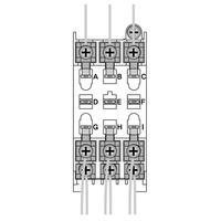 Разъем для втычного авт. выкл. Susol MCCB ASS'Y CONNECTOR KIT TD160~TS800 LS Electric 83261171807 LSIS