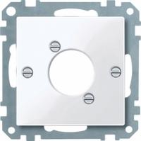 Центральная плата для розетки с разъемом XLR белый - MTN468025 Schneider Electric