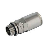Муфта труба-коробка DN 20 с уплотнением кабеля, IP68, М25х1,5, д.11 - 16мм | 6111P20M251116 DKC (ДКС)