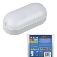 Светильник светодиодный ULW-Q225 12W/4000K IP65 WHITE Овал 12Вт 4000К 165х80мм накладной промышлен. влагозащ. опал. рассеив. бел. Volpe UL-00005134 Uniel