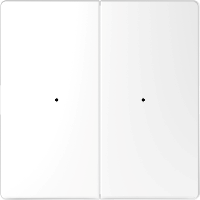 Клавиша двойная Merten D-Life PlusLink без символов SD бел. лотос SchE MTN5220-6035 Schneider Electric