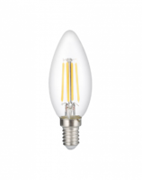 Лампа светодиодная PLED OMNI (филамент) C35 8w E27 4000K CL 230/50 | .5020825 Jazzway