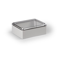 Cubo D 150 x 200 76 мм, глухая стенка, прозрачная крышка, PC, IP 66/67 - DPCP152008T Ensto