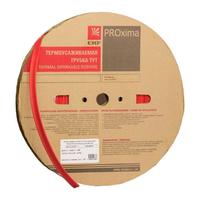 Термоусаживаемая трубка ТУТ нг 100/50 красная рулон PROxima | tut-100-r EKF