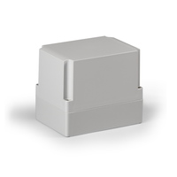 Cubo S 125 x 175 150 мм, 50 мм основание, глухая стенка, серая крышка, PC, IP 66/67 - SPCP131815G Ensto