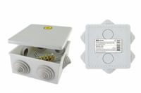 Коробка уравнивания потенциалов (КУП) о/п 100х100х50 мм, шина 6х9, 8 групп, IP55, инд. Штрихкод | SQ1401-1361 TDM ELECTRIC