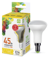 Лампа светодиодная LED-R50-standard 5Вт 3000К тепл. бел. E14 450лм 160-260В ASD 4690612001531 LLT