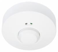 Датчик движения микроволновый DRM-02 5А IP40 1NO 230В AC макс. дальность 1-10м 360град. потолочный монтаж на плоскость бел. F&amp;F EA01.007.007 Евроавтоматика ФиФ